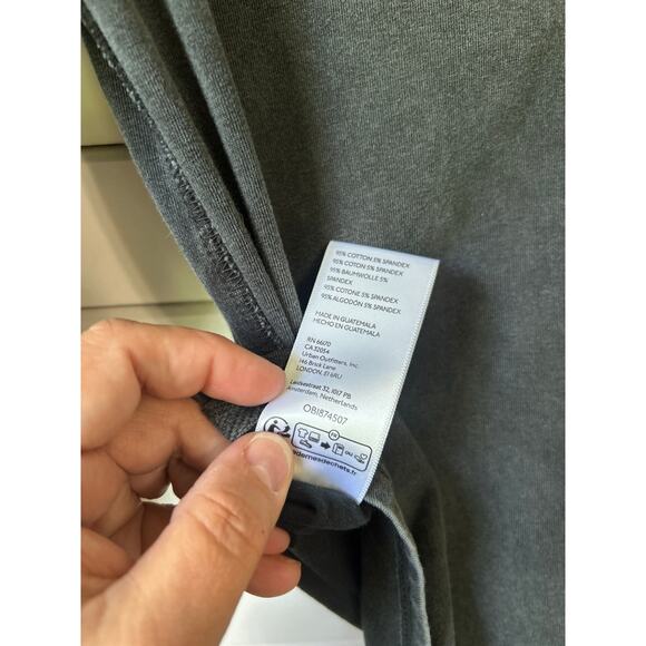 We The Free Hummingbird Scoop Neck Long Sleeve Stretch Cotton Tee Top Size M - Picture 9 of 9